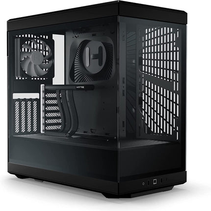 Hyte Y40 Mid-Tower ATX Case with PCIE 4.0 Riser Cable- Black - صندوق⁩ - PC BUILDER QATAR - Best PC Gaming Store in Qatar 