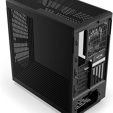 Hyte Y40 Mid-Tower ATX Case with PCIE 4.0 Riser Cable- Black - صندوق⁩ - PC BUILDER QATAR - Best PC Gaming Store in Qatar 