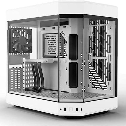 HYTE Y60 Modern Aesthetic Mid-Tower ATX Computer Gaming Case Snow White - صندوق - PC BUILDER QATAR - Best PC Gaming Store in Qatar 