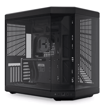 Hyte Y70 Dual Chamber ATX Mid Tower Modern Aesthetic Case - Black - كيس - PC BUILDER QATAR - Best PC Gaming Store in Qatar 