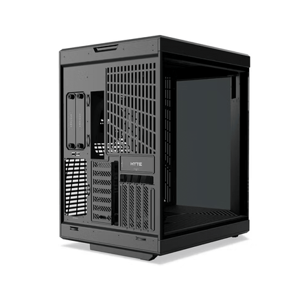 Hyte Y70 Dual Chamber ATX Mid Tower Modern Aesthetic Case with TouchScreen - Black - كيس مع شاشة اللمس