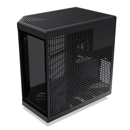 Hyte Y70 touch infinite Dual Chamber Modern Aesthetic Case ATX Mid Tower - Black - كيس مع شاشة لمس - PC BUILDER QATAR - Best PC Gaming Store in Qatar 