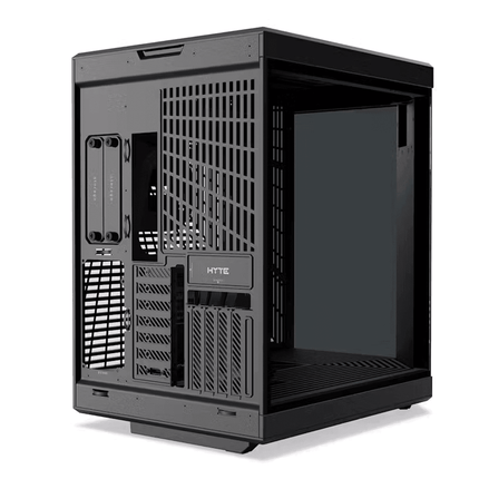 Hyte Y70 touch infinite Dual Chamber Modern Aesthetic Case ATX Mid Tower - Black - كيس مع شاشة لمس - PC BUILDER QATAR - Best PC Gaming Store in Qatar 