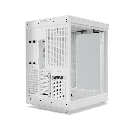 Hyte Y70 Dual Chamber ATX Mid Tower Modern Aesthetic Case with TouchScreen - Snow White - كيس مع شاشة اللمس