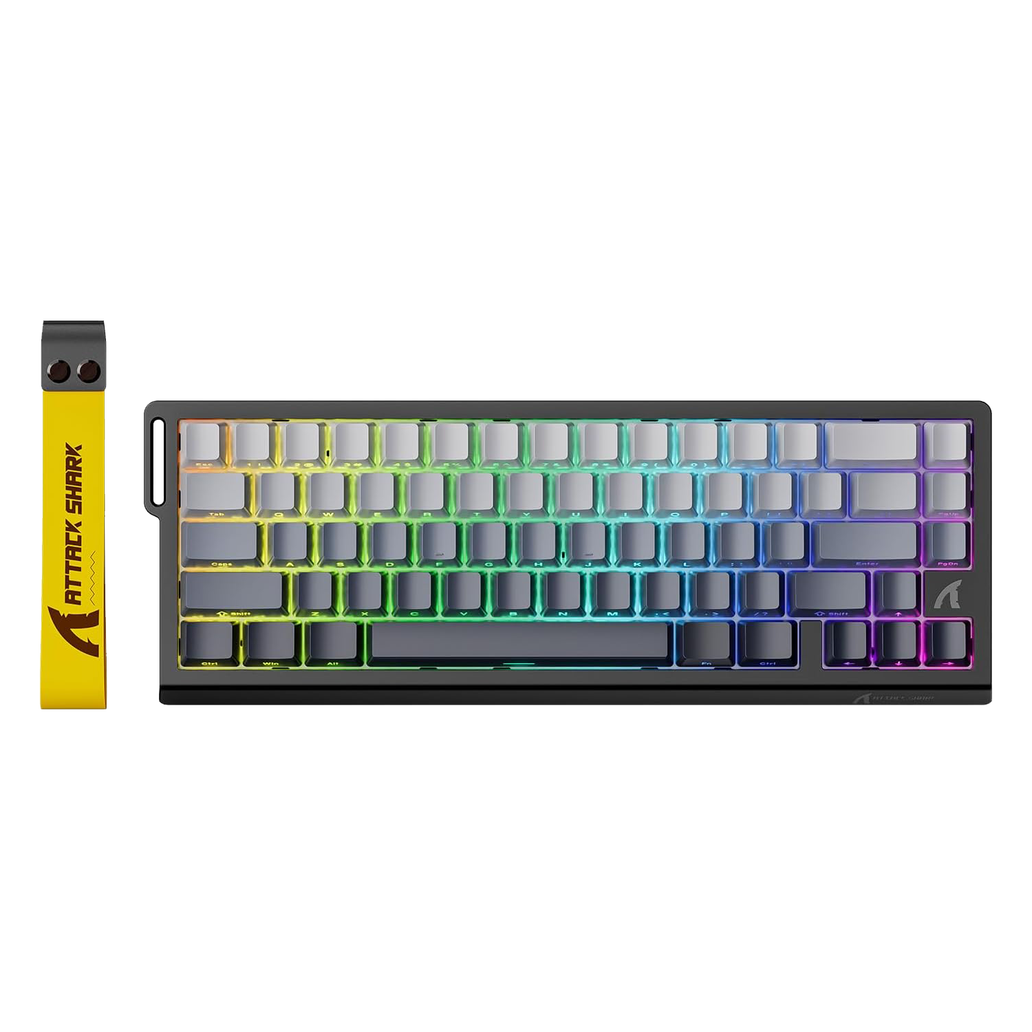 ATTACK SHARK X68 HE Moonlight Rapid Trigger 60% Keyboard Magnetic Switch Black Gradient - كيبورد مغناطيسي