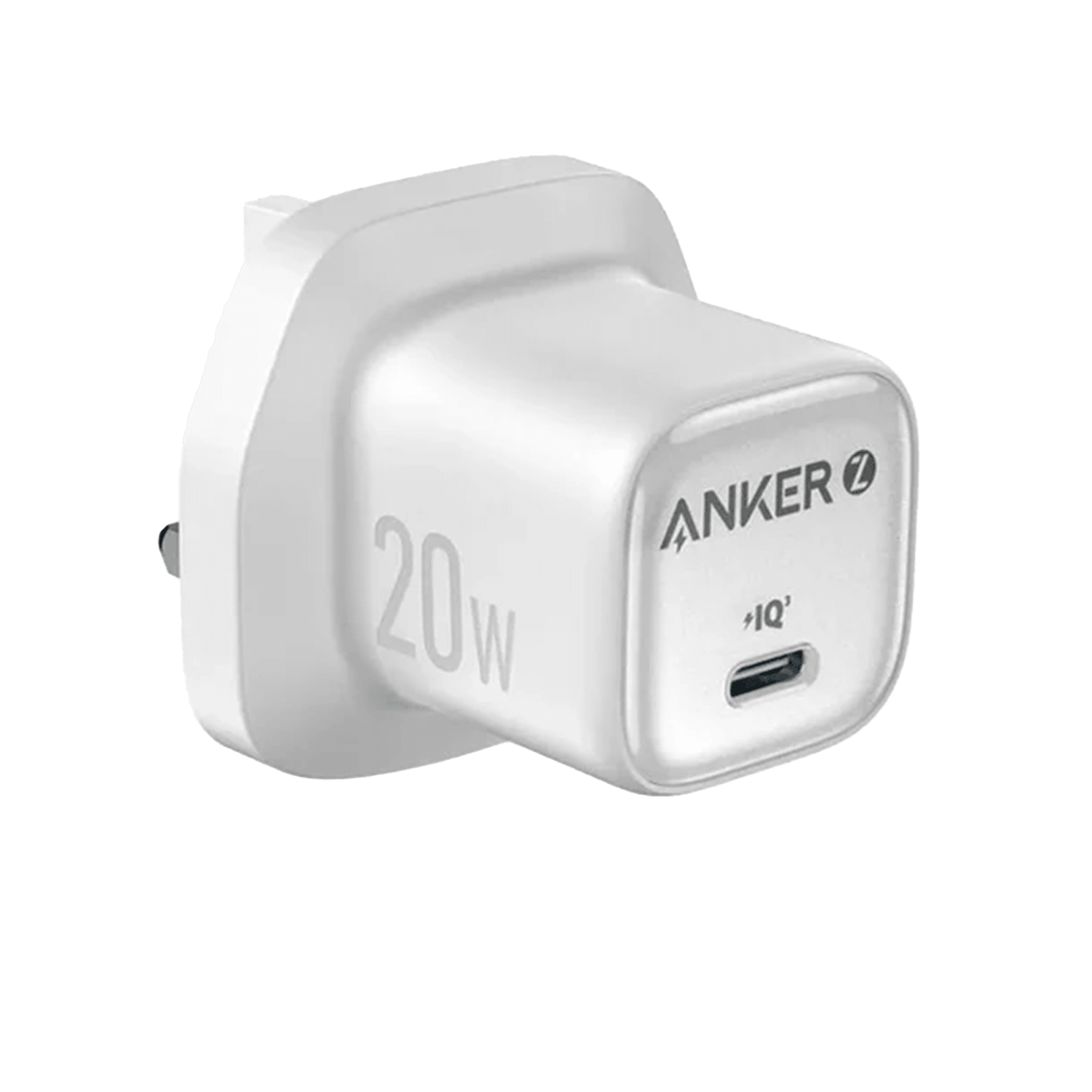 Anker Zolo 20W, PD 3.0 Fast Charging, Stylish Design, fast charger White - شاحن سريع Anker Zolo 20W, PD 3.0 Fast Charging, Stylish Design, fast charger White - شاحن سريع