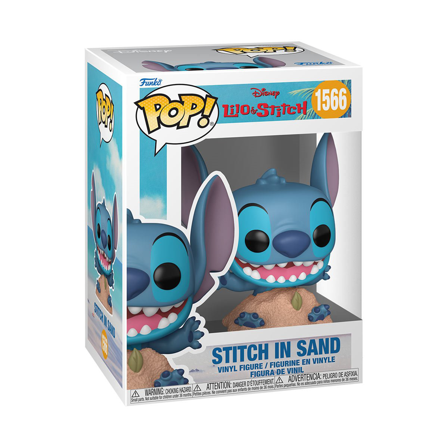 Funko Pop! Disney: Lilo and Stitch - Stitch in Sand - #1566 - مجسمات انمي