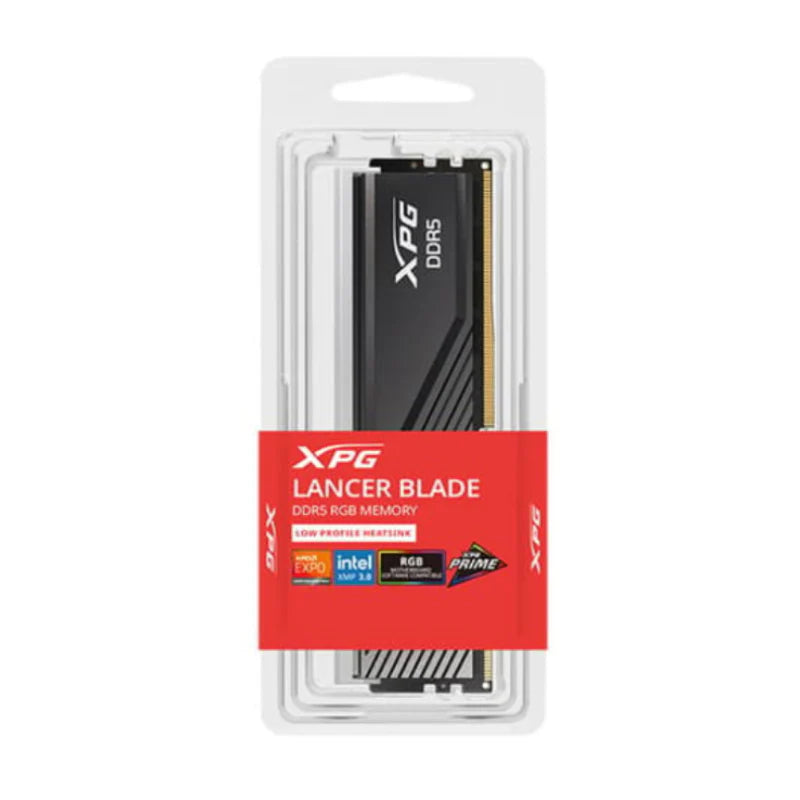 Adata XPG Lancer Blade 16GB DDR5 6000Mhz CL 30 RGB RAM - Black - الذاكرة العشوائية