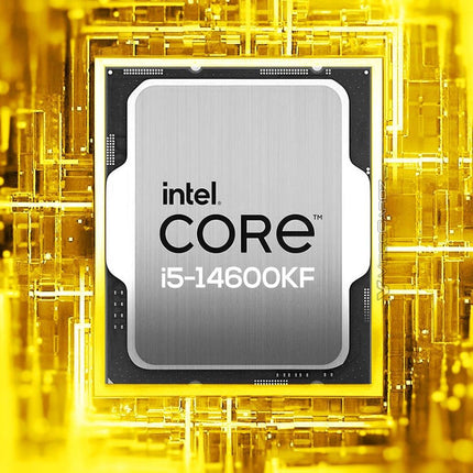 Intel Core i5-14600KF - Core i5 14th Gen 14-Core (6P+8E) - معالج - PC BUILDER QATAR - Best PC Gaming Store in Qatar 