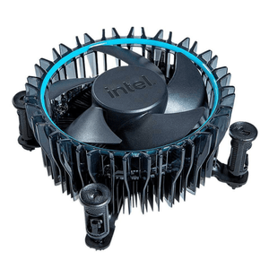 Intel CPU Stock Cooler For LGA 1700 Socket, Blue Lights, Copper heatsink- مروحه تبريد للمعالج