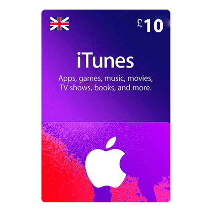 iTunes UK GBP10 - بطاقة هدية