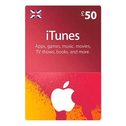 iTunes UK GBP50 - بطاقة هدية