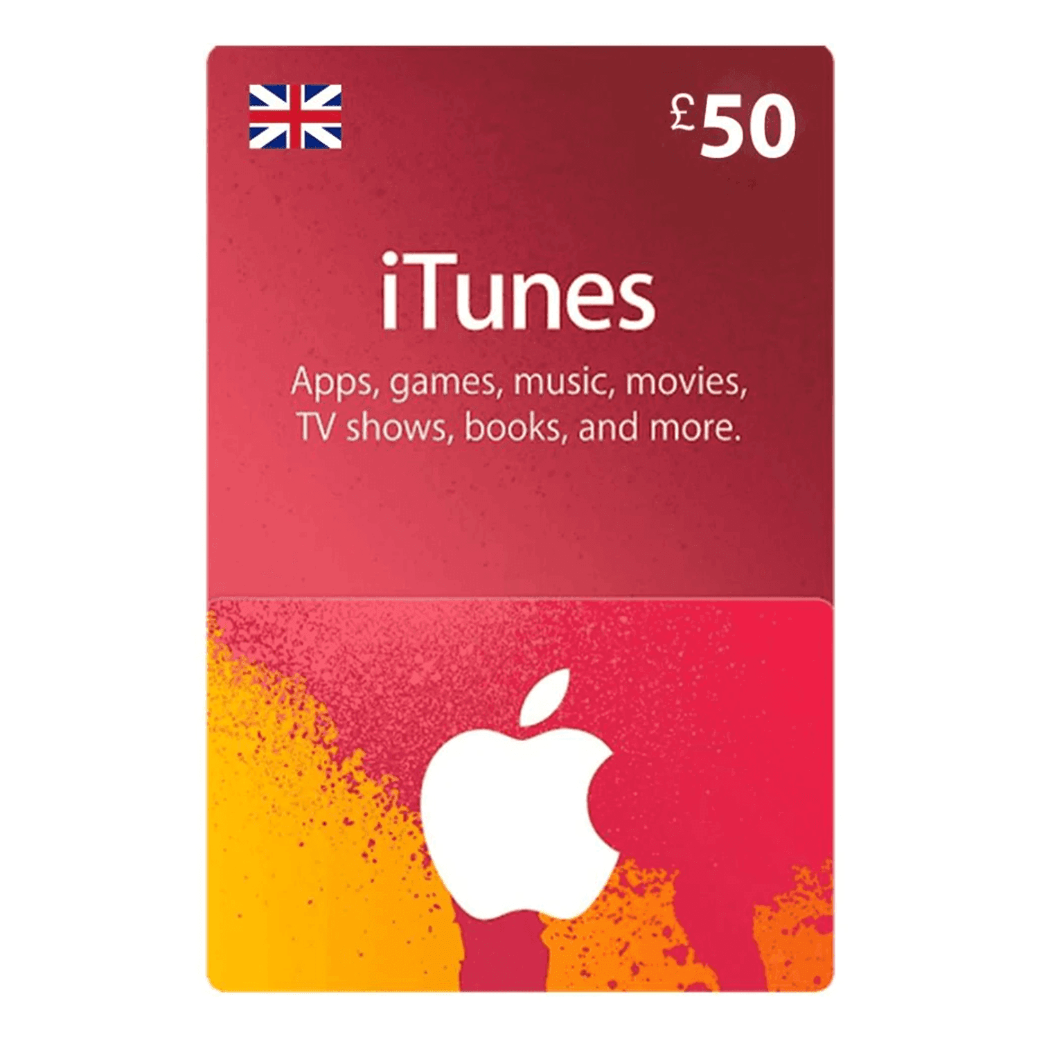 iTunes UK GBP50 - بطاقة شحن iTunes UK GBP50 - بطاقة شحن