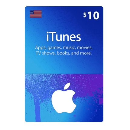 iTunes USA $10 - بطاقة هدية