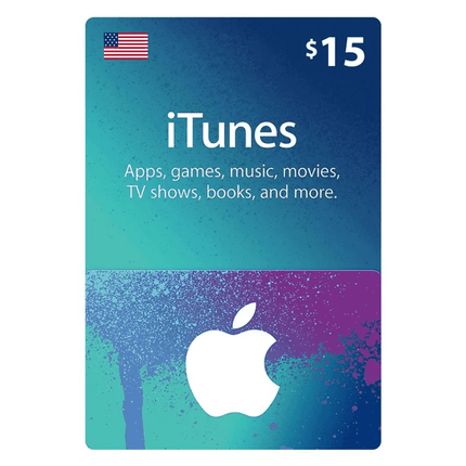 iTunes USA $15 - بطاقة هدية