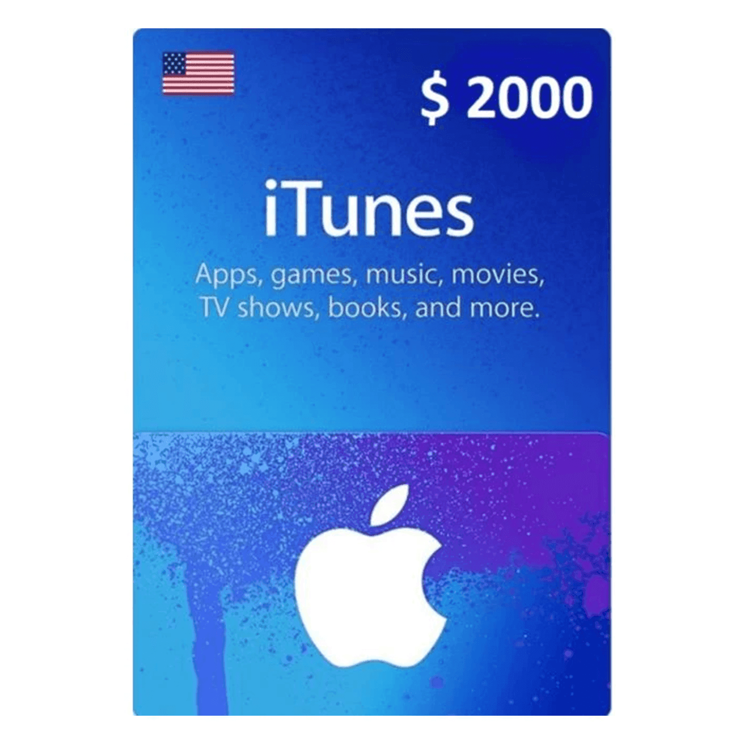 iTunes USA $2000 - بطاقة شحن iTunes USA $2000 - بطاقة شحن
