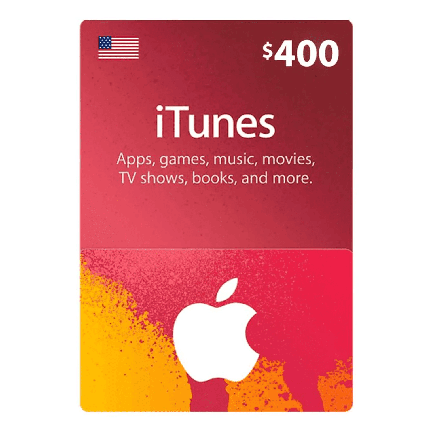 iTunes USA $400 - بطاقة شحن iTunes USA $400 - بطاقة شحن