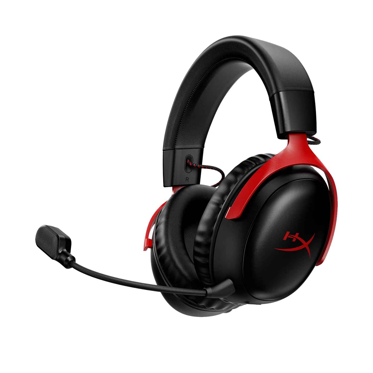 HyperX Cloud III S Wireless , Bluetooth, Battery Life up to 120 Hours 2.4GHz / 200 Hours Bluetooth, Detachable Mic – Black/Red - سماعة قيمنق لاسلكية