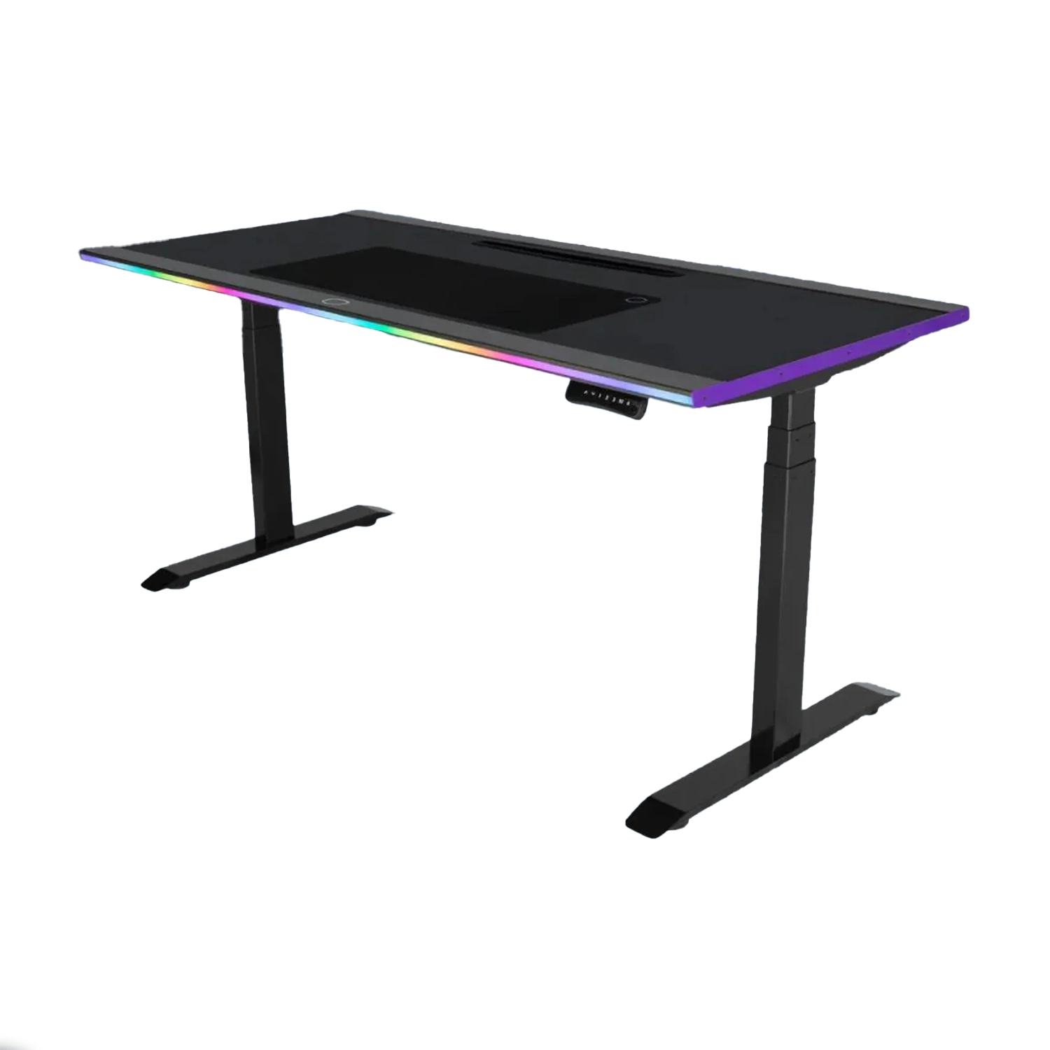 Epic Gamers Elite Hydraulic Gaming Table RGB 160×60×125cm - Black - طاولة قيمنق