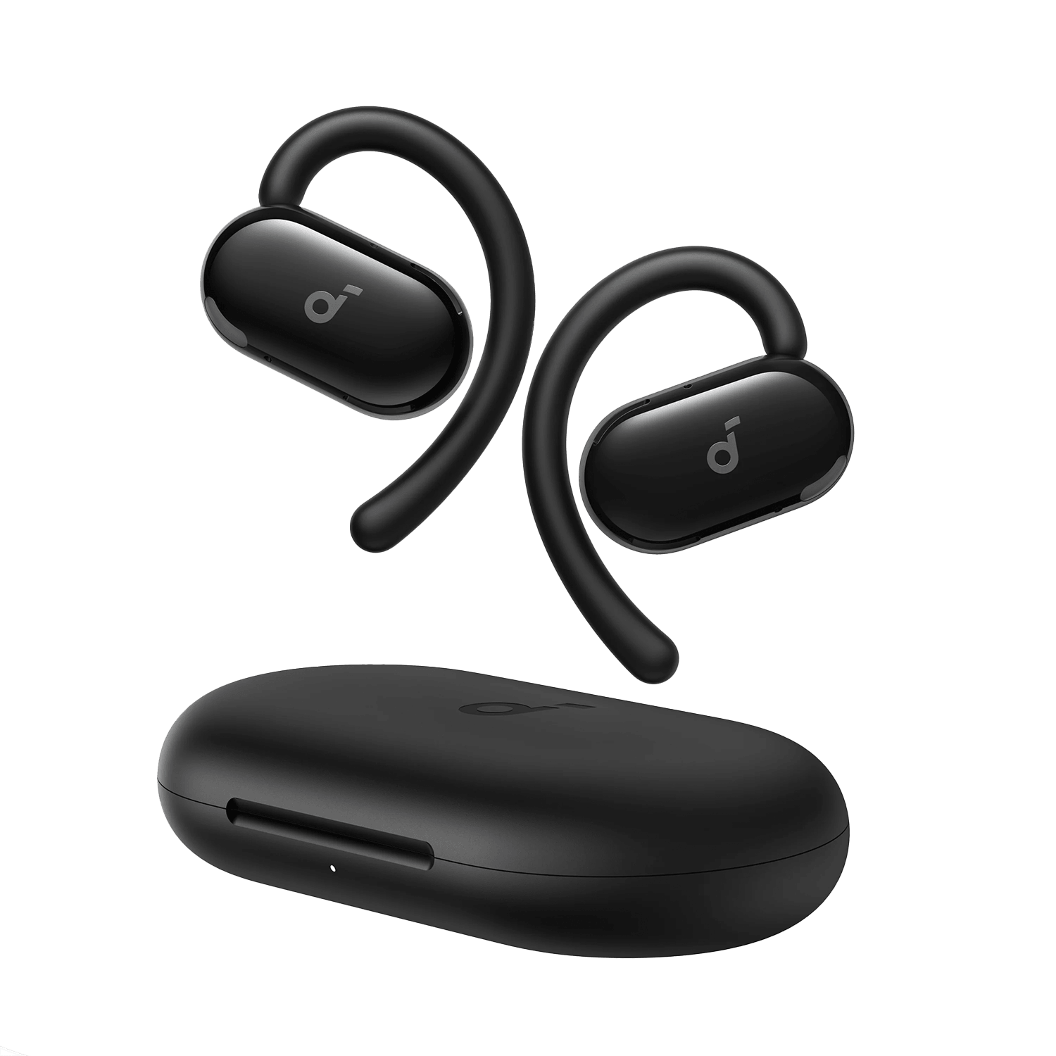 Anker Soundcore V20i Open-Ear Headphones, Adjustable Ear Hooks, Deep Bass, IP55, 36H, Bluetooth 5.4 - Black - سماعات أذن لاسلكية مريحة Anker Soundcore V20i Open-Ear Headphones, Adjustable Ear Hooks, Deep Bass, IP55, 36H, Bluetooth 5.4 - Black - سماعات أذن لاسلكية مريحة