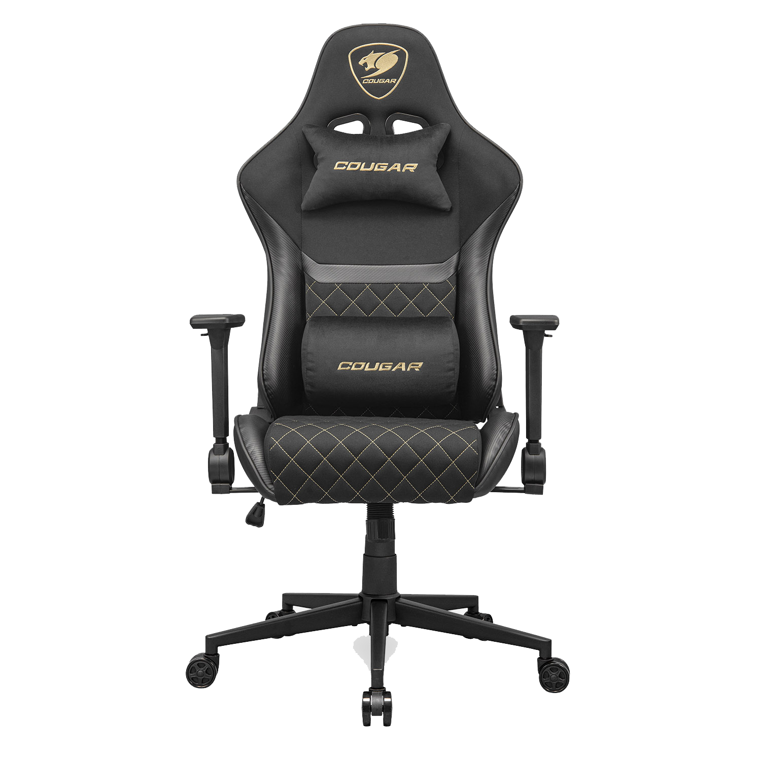 COUGAR ARMOR ONE V2 Gold F Gaming Chair, Woven Fabric Surface - Black & Orange - كرسي قيمنق COUGAR ARMOR ONE V2 Gold F Gaming Chair, Woven Fabric Surface - Black & Orange - كرسي قيمنق
