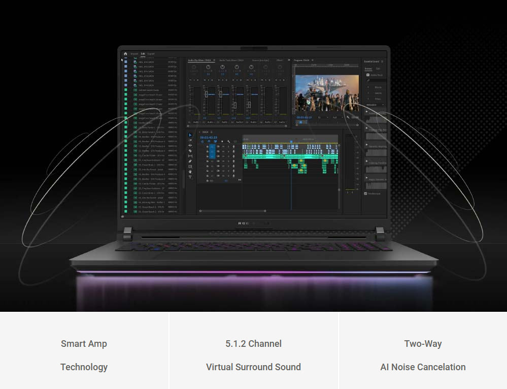 ROG Strix SCAR 18 G835LX Gaming Laptop RTX 5090, Intel Core Ultra 9, 18“ 240Hz - حاسوب محمول اسطوري