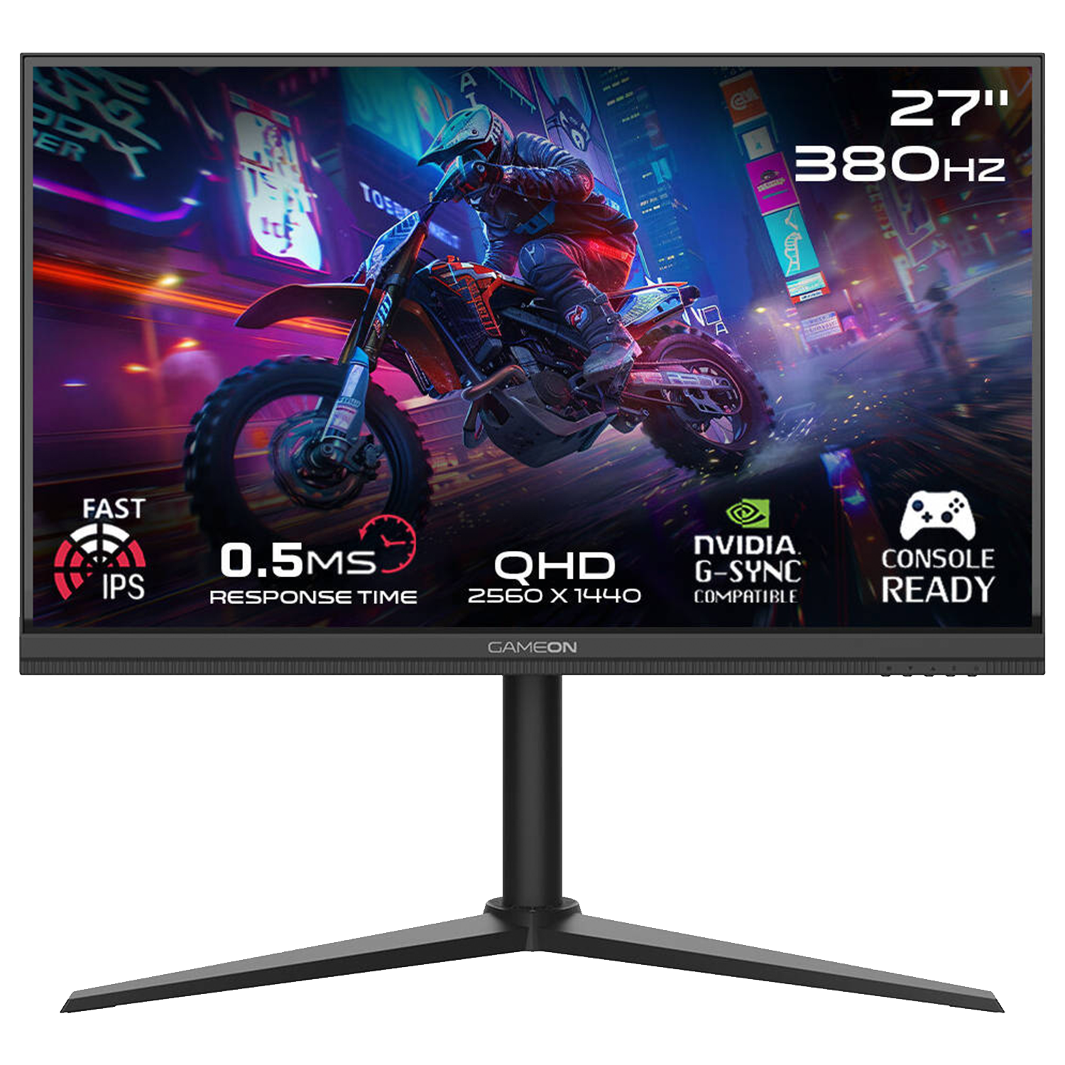GAMEON GOMP27QHD380IPS Midnight Pro Series 27