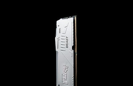 Kingston FURY Beast White RGB 32GB (2x16GB) 5200MT/s CL40 DDR5 XMP DIMM | Desktop Memory (Kit of 2) - الذاكره العشوائية - PC BUILDER QATAR - Best PC Gaming Store in Qatar 