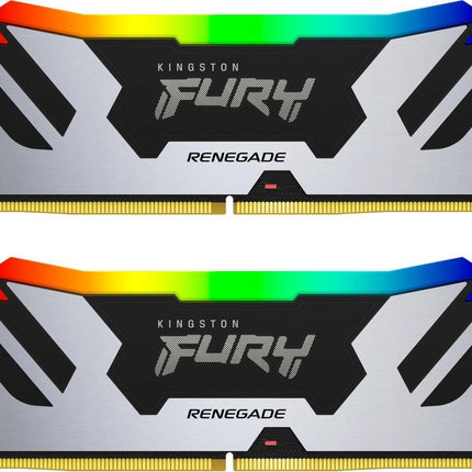 Kingston Fury Renegade RGB 32GB (2x16GB) 7200MT/s DDR5 CL38 DIMM Desktop Memory (Kit of 2) | Overclocking Stability - الذاكرة العشوائية - PC BUILDER QATAR - Best PC Gaming Store in Qatar 