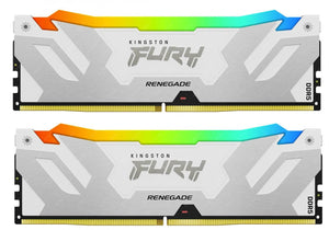 Kingston Fury Renegade White RGB 64GB (2x32GB) 6000MT/s CL32 DDR5  Overclocking - الذاكرة العشوائية
