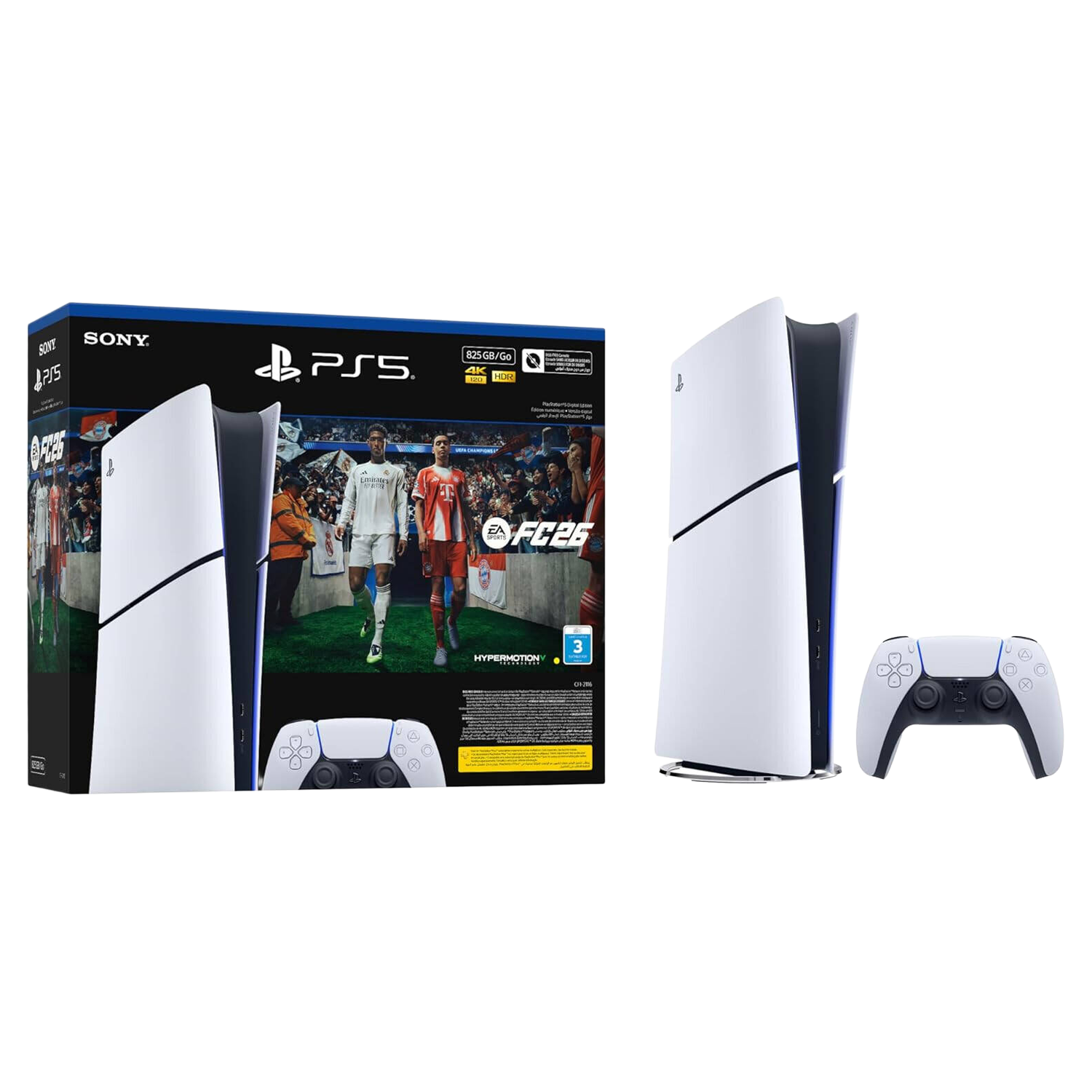 Sony PlayStation 5 Console Digital Edition - EA SPORTS FC 26 Bundle - سوني 5 النسخة الرقمية لفيفا 26