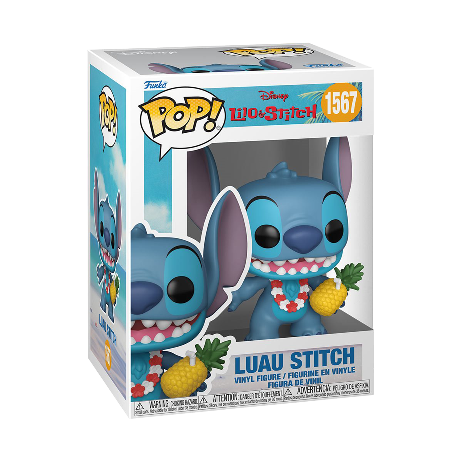 Funko Pop! Disney: Lilo and Stitch - Luau Stitch - #1567 - مجسمات انمي
