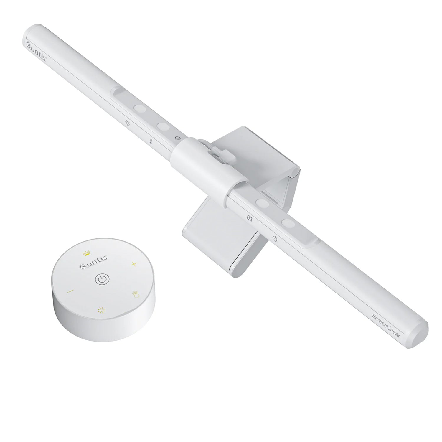 Quntis Monitor Light Bar Pro, Dual Control Wireless Remote , Touch Control, Eye Protection white - شريط إضائة للشاشة