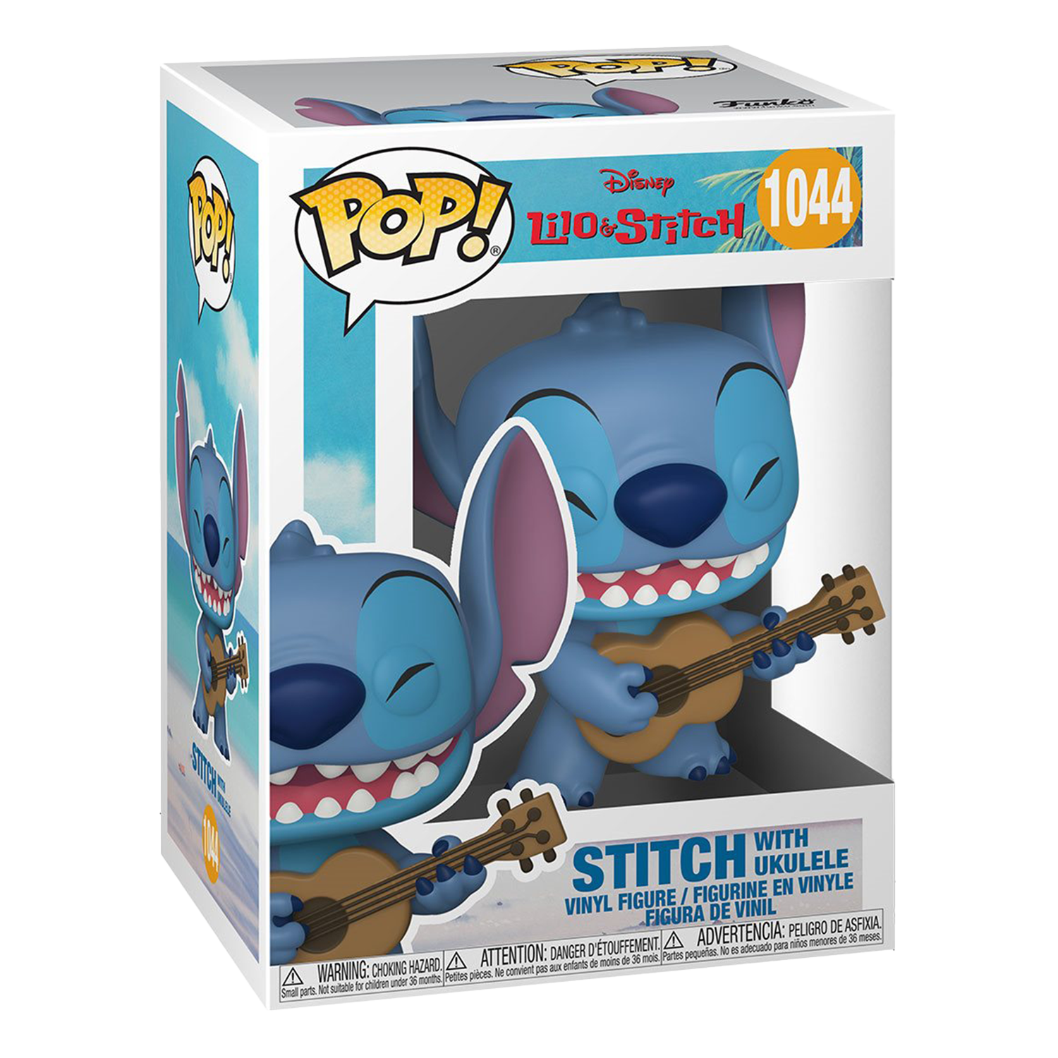 Funko Pop! Disney: Lilo & Stitch - Stitch with Ukulele - #1044 - مجسمات انمي