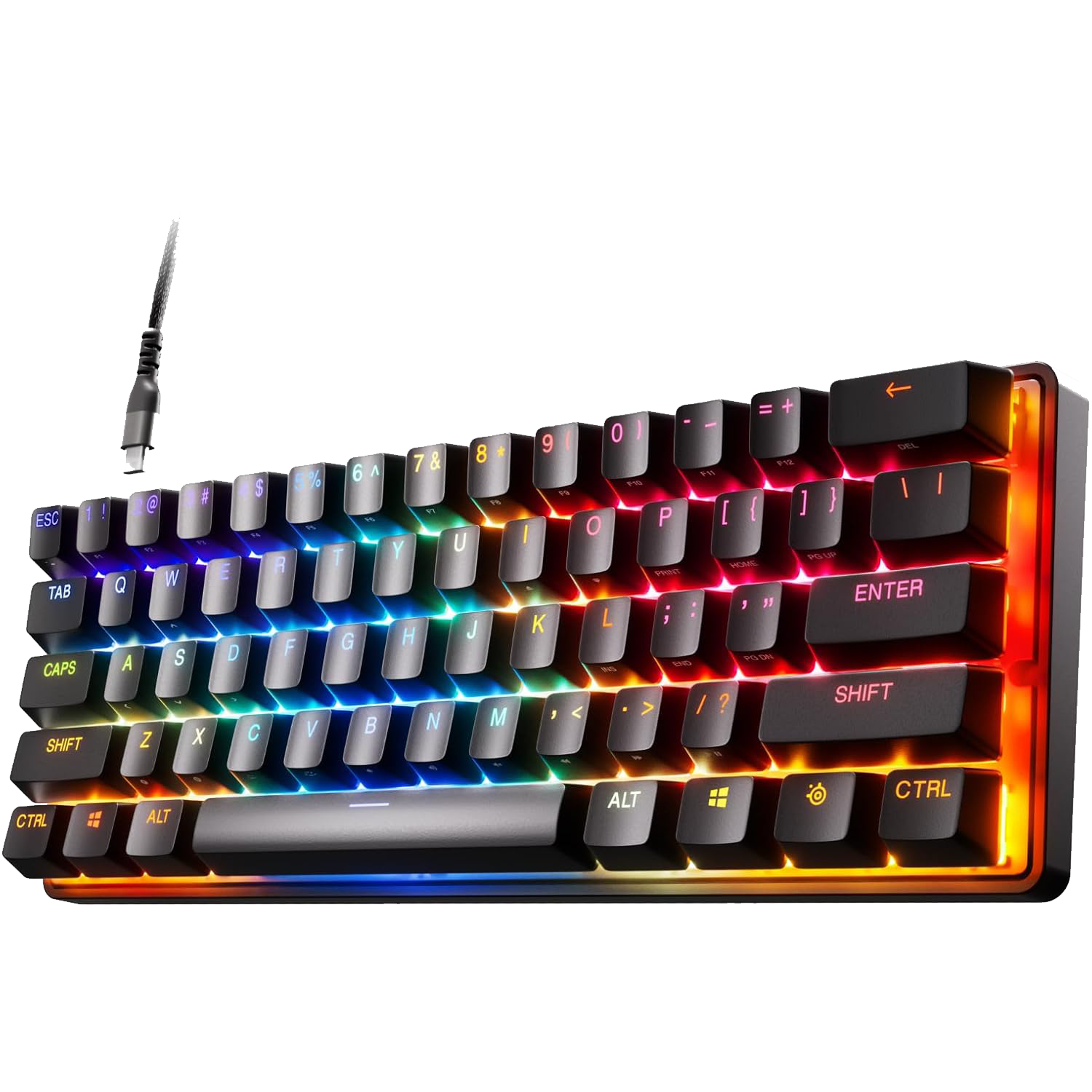 Steelseries Apex Pro Mini Wireless Gaming HyperMagnetic Keyboard 60% Black - كيبورد احترافي