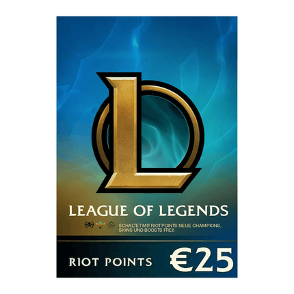 League Of Legends EU 25€ - بطاقة شحن - PC BUILDER QATAR - Best PC Gaming Store in Qatar 
