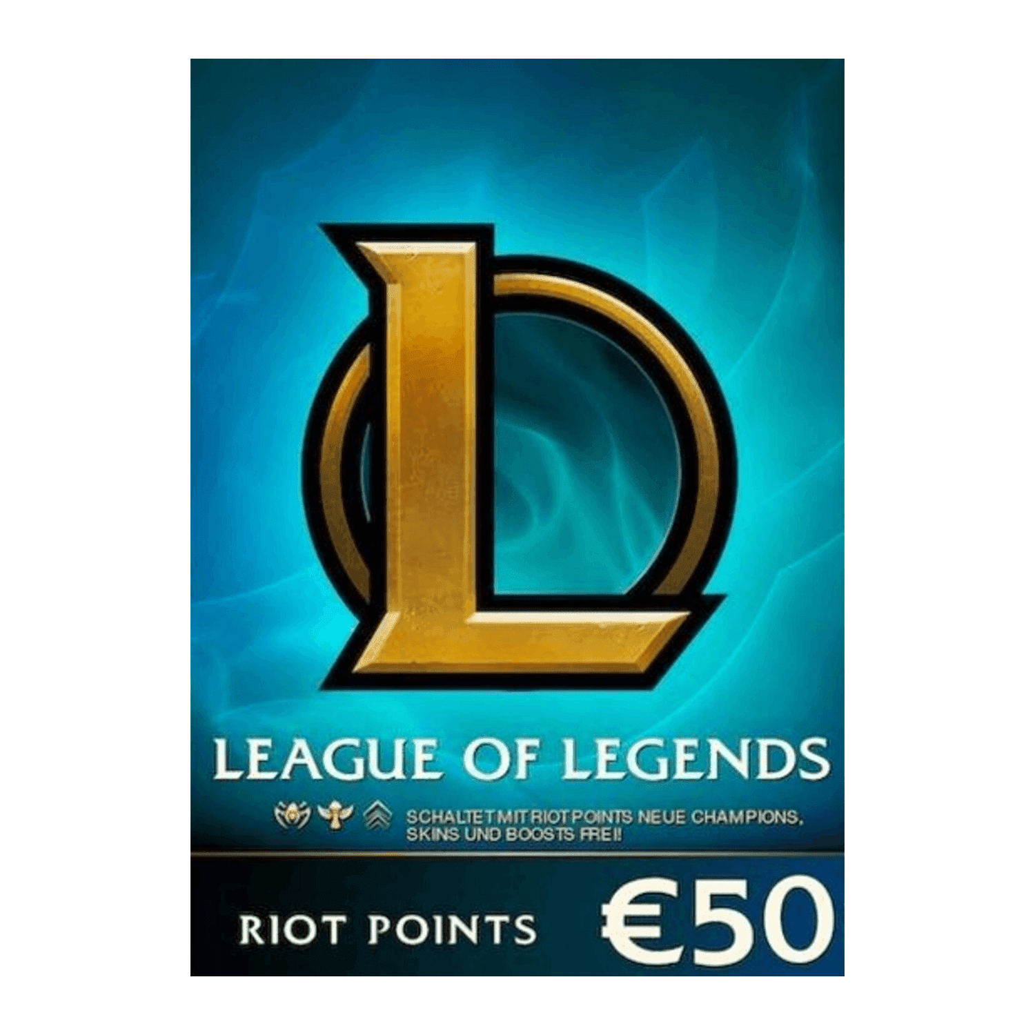 League Of Legends EU 50€ - بطاقة شحن League Of Legends EU 50€ - بطاقة شحن