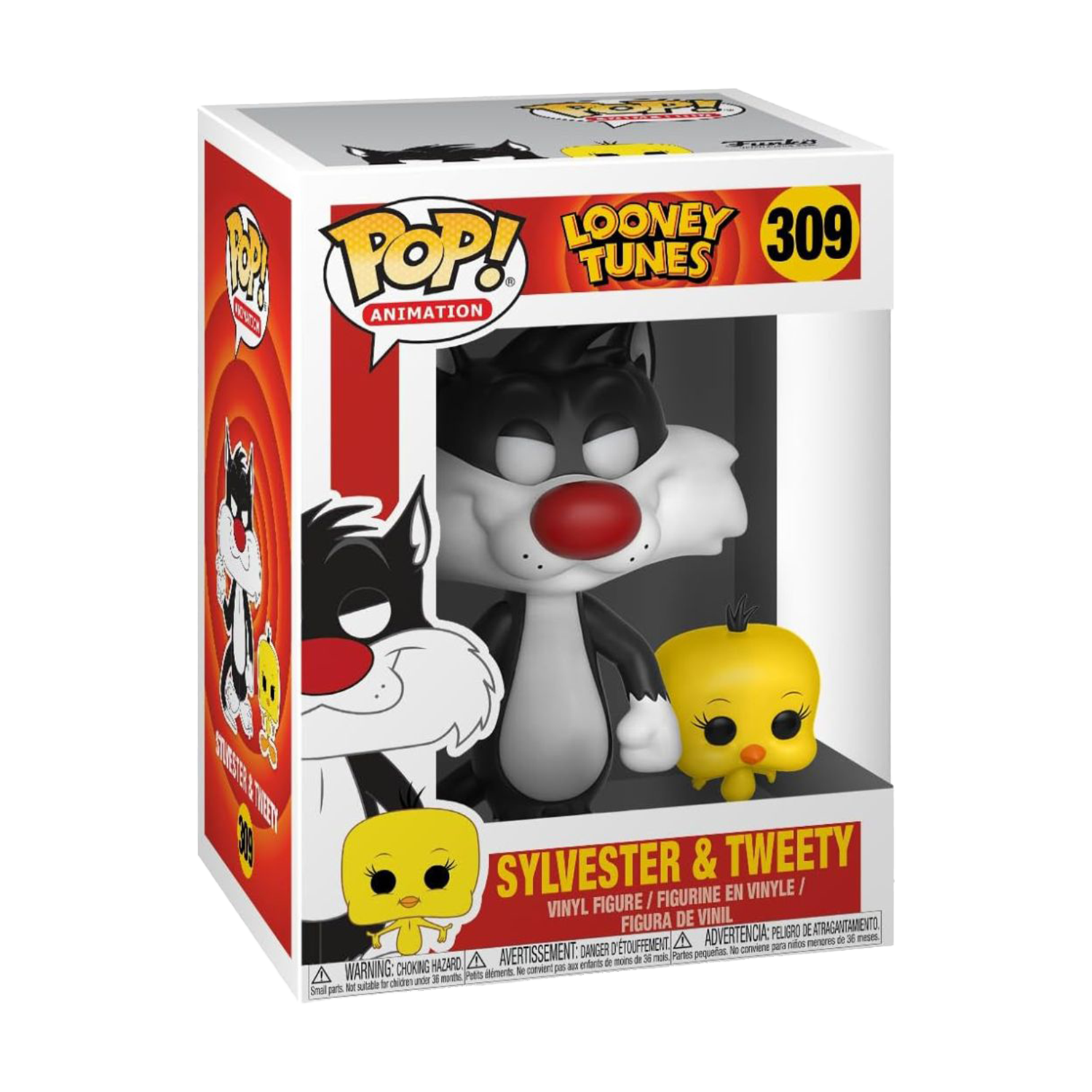 Funko Pop! Animation: Looney Tunes - Sylvester & Tweety - #309 - مجسمات أنمي
