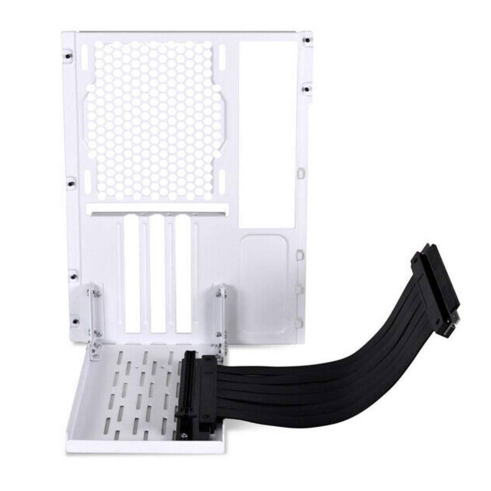 Lian Li 011 Mini Vertical Kit w/ PCIE4.0 - White - دعامة Lian Li 011 Mini Vertical Kit w/ PCIE4.0 - White - دعامة