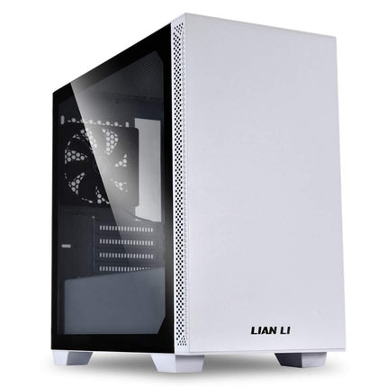 Lian Li Lancool 205 Tempered Glass ATX Mid Tower Case - White - صندوق - PC BUILDER QATAR - Best PC Gaming Store in Qatar 
