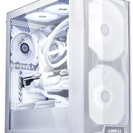 Lian Li Lancool 215 Tempered Glass Mid Tower Case - White - صندوق - PC BUILDER QATAR - Best PC Gaming Store in Qatar 