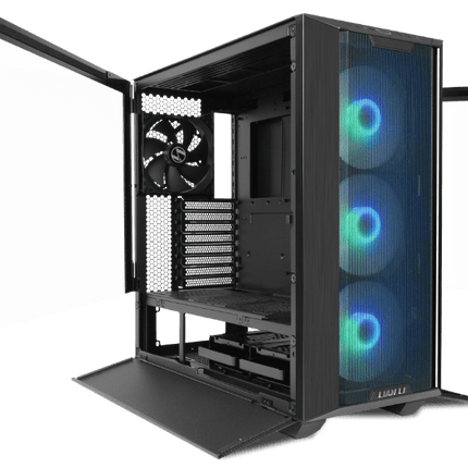 Lian Li LANCOOL III Black RGB ATX Mid Tower Case - صندوق - PC BUILDER QATAR - Best PC Gaming Store in Qatar 