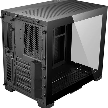 Lian Li Mini Dynamic 011 Tempered Glass Case - Black - صندوق - PC BUILDER QATAR - Best PC Gaming Store in Qatar 