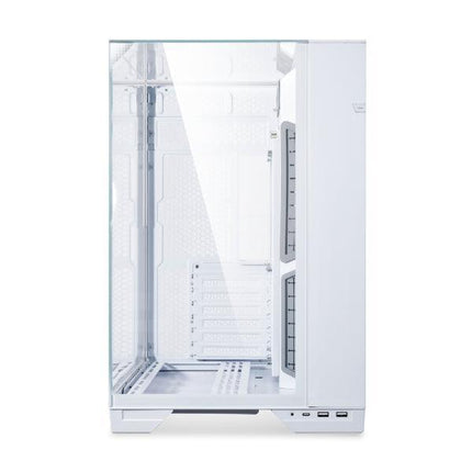 Lian Li O11 Vision Three sided tempered glass panels Dual chamber ATX Mid Tower - White - كيس - PC BUILDER QATAR - Best PC Gaming Store in Qatar 