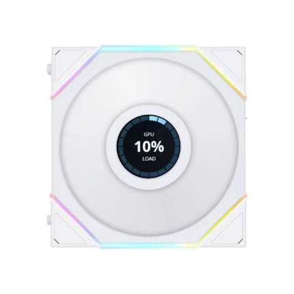 Lian Li UNI FAN TL 120 1.6" LCD Screen 120mm fans - White - مروحة تبريد - PC BUILDER QATAR - Best PC Gaming Store in Qatar 