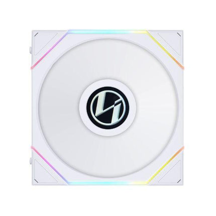 Lian Li UNI FAN TL 120 1.6" LCD Screen 3x120mm fans - White - مروحة تبريد - PC BUILDER QATAR - Best PC Gaming Store in Qatar 