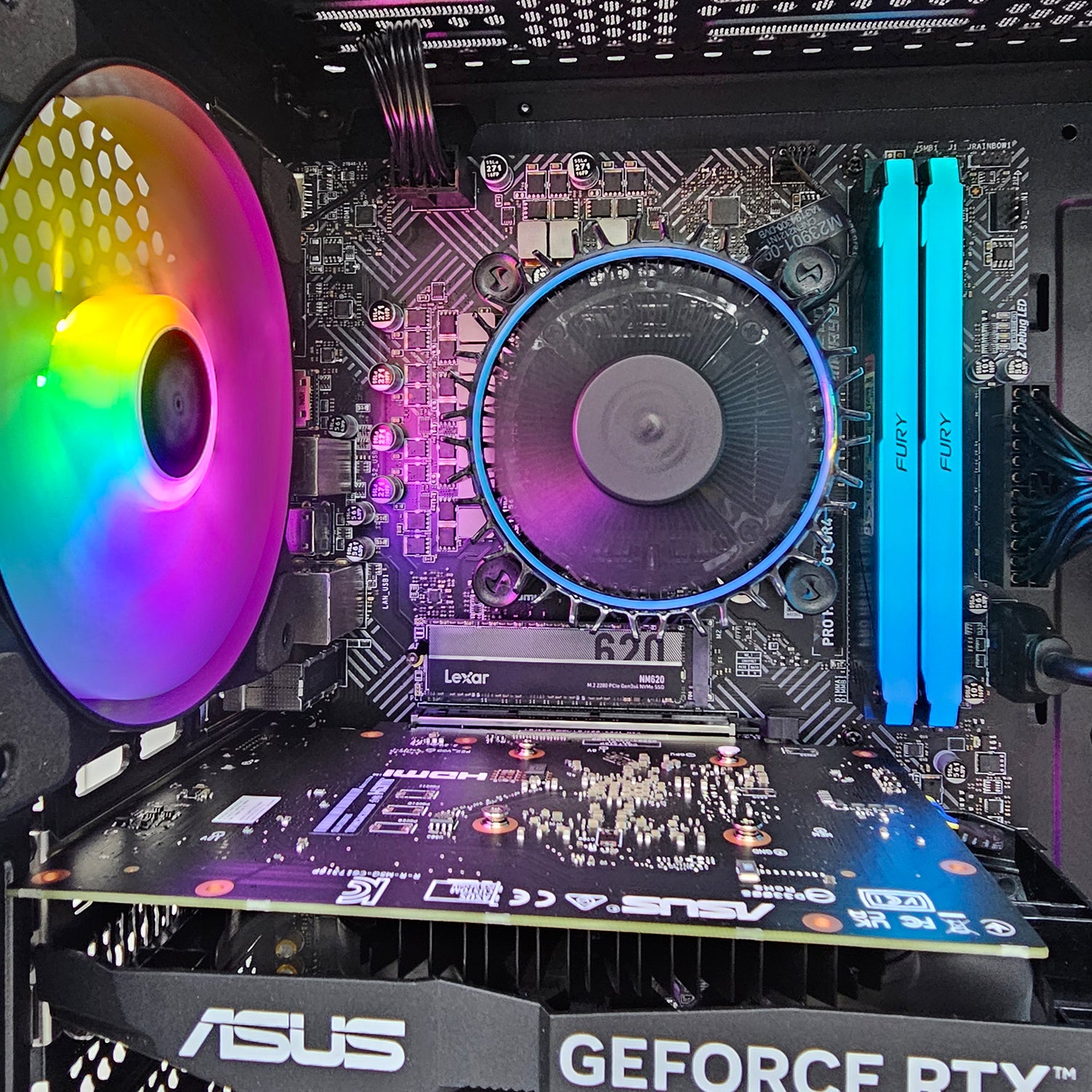 MID GAMING PC 203 - ASUS RTX 3050 OC Edition 6GB - Intel Core i5-12400F - RAM 16GB - بي سي ألعاب متوسط