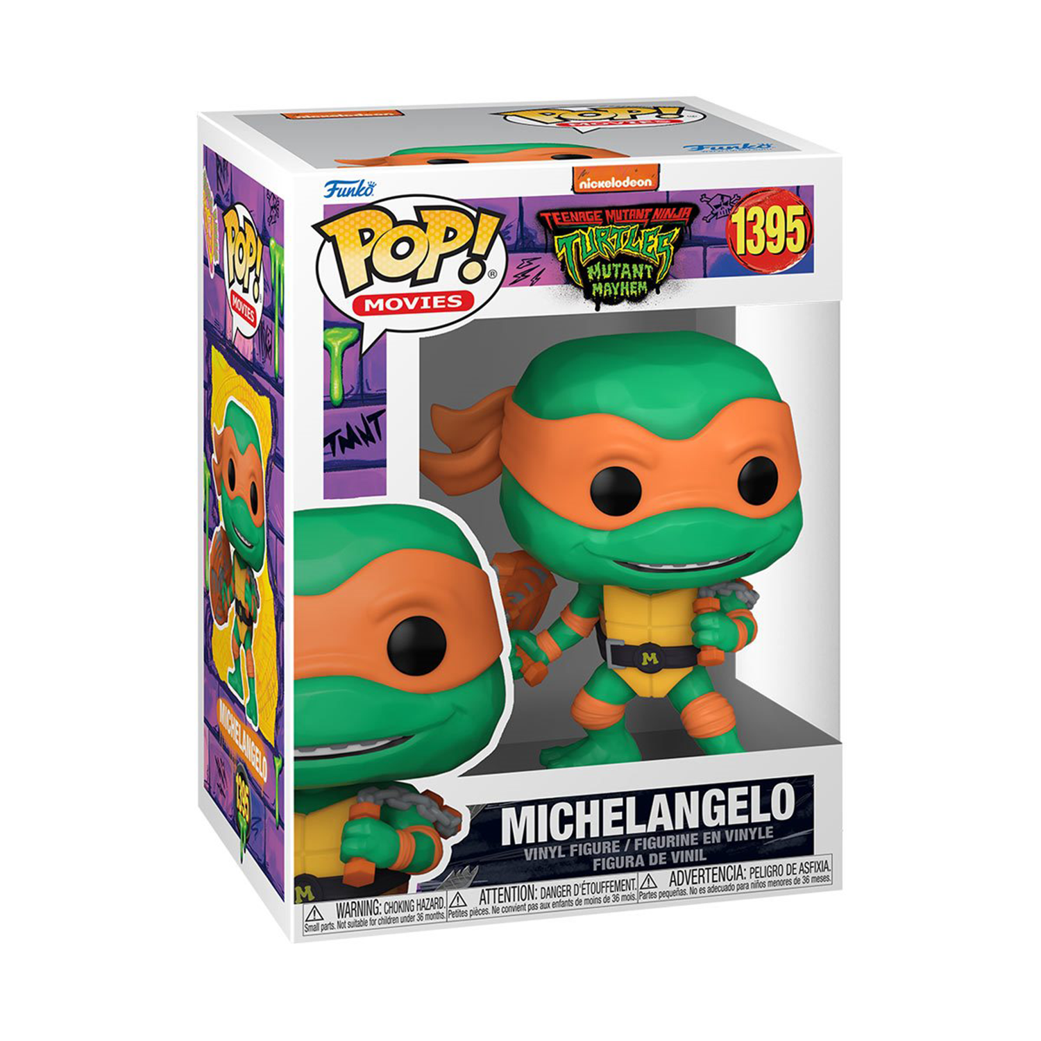 Funko Pop! Movies: Teenage MutantNinja Turtle - Michelangelo - #1395 - مجسمات انمي