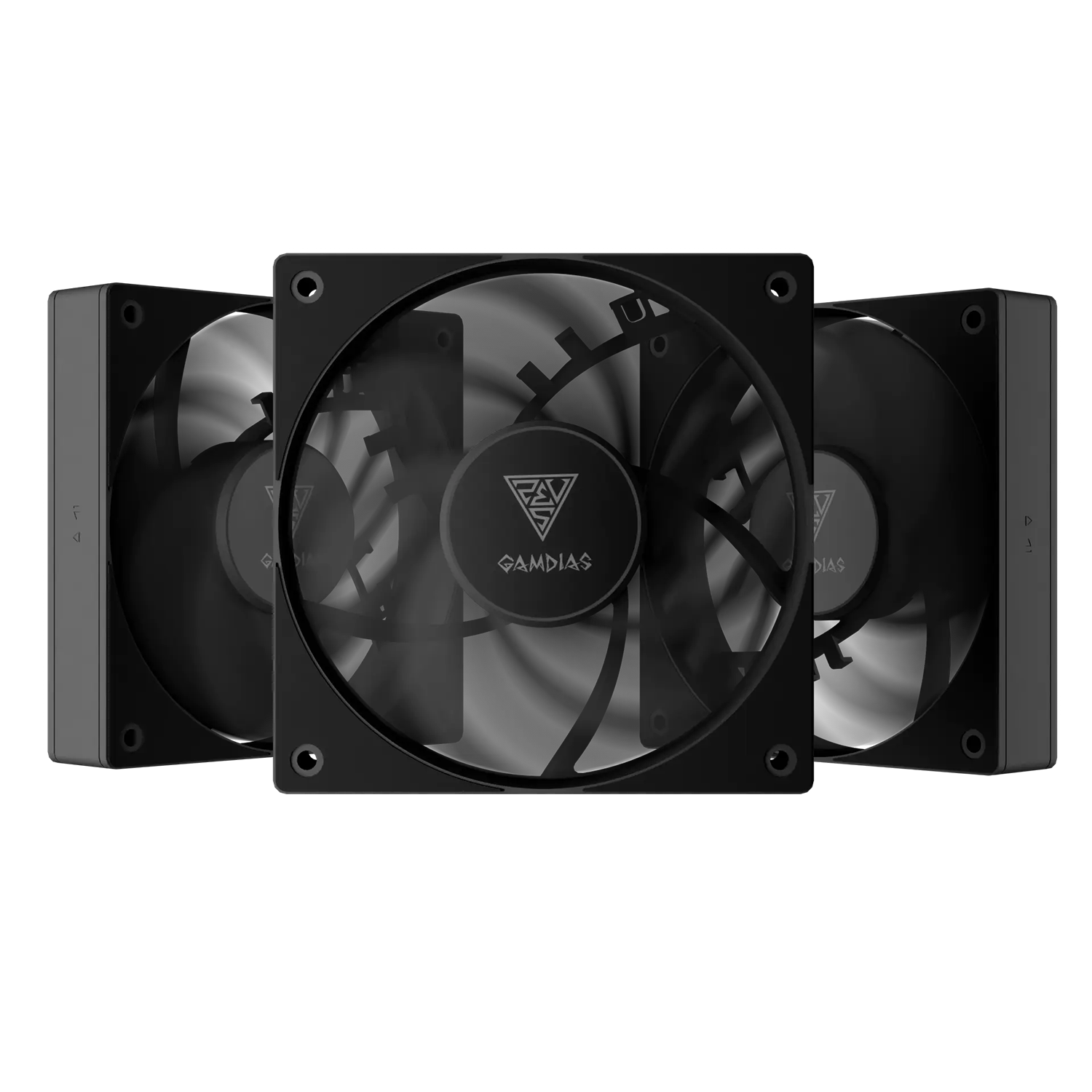 GAMDIAS NOTUS M1-1203 PWM 120mm Cooling Fan – Black - مراوح