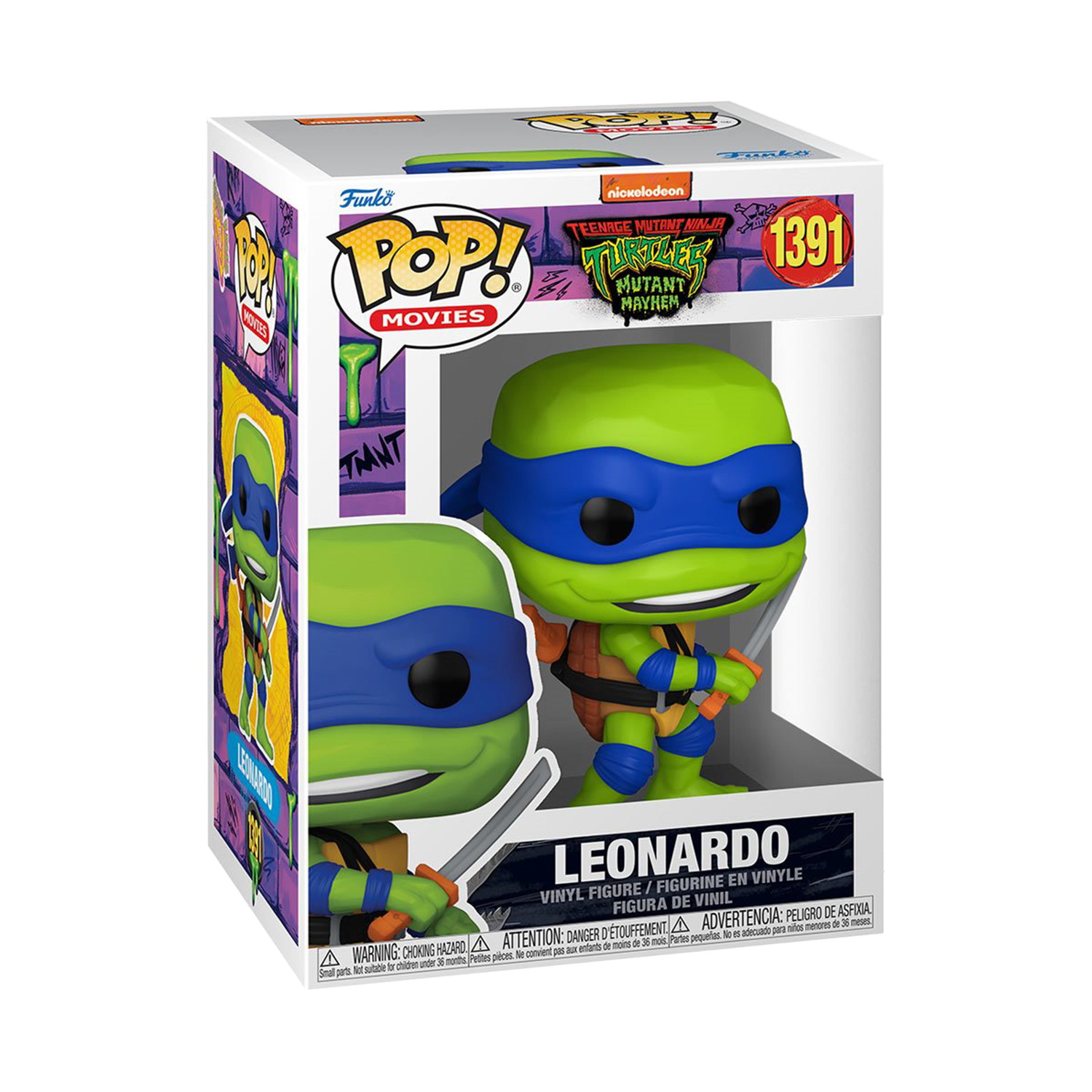 Funko Pop! Movies: Teenage Mutant Ninja Turtle - Leonardo - #1391 - مجسمات انمي